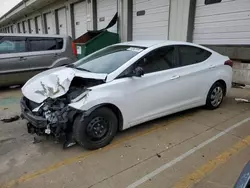 Salvage cars for sale at Louisville, KY auction: 2016 Hyundai Elantra SE