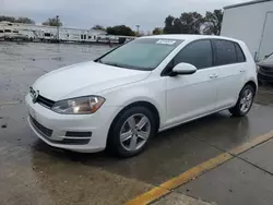 Salvage cars for sale at Sacramento, CA auction: 2015 Volkswagen Golf TDI