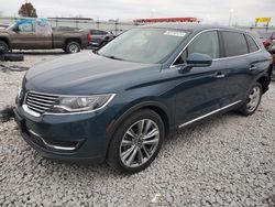 Salvage cars for sale at Cahokia Heights, IL auction: 2016 Lincoln MKX Reserve