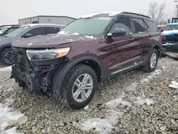 Ford Explorer xlt salvage cars for sale: 2022 Ford Explorer XLT