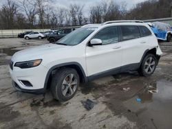 Salvage cars for sale at Ellwood City, PA auction: 2019 Jeep Cherokee Limited