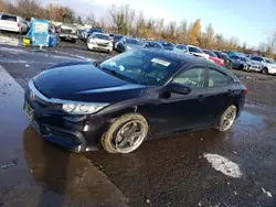 Salvage cars for sale at Woodburn, OR auction: 2017 Honda Civic LX