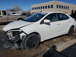 Toyota Vehiculos salvage en venta: 2016 Toyota Corolla L