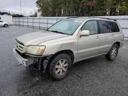 Vehiculos salvage en venta de Copart Dunn, NC: 2004 Toyota Highlander Base