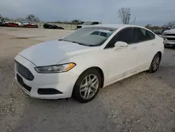 Salvage cars for sale at Kansas City, KS auction: 2014 Ford Fusion SE