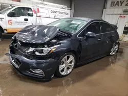 Salvage cars for sale from Copart Elgin, IL: 2017 Chevrolet Cruze Premier