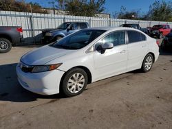 Honda Civic lx salvage cars for sale: 2012 Honda Civic LX