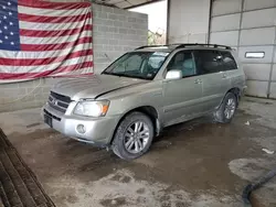 Toyota salvage cars for sale: 2006 Toyota Highlander Hybrid