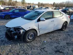 Salvage cars for sale at Candia, NH auction: 2019 Toyota Corolla L