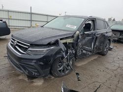 Salvage cars for sale at Dyer, IN auction: 2022 Volkswagen Tiguan SE