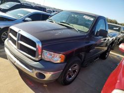 Salvage cars for sale from Copart Wilmer, TX: 2004 Dodge RAM 1500 ST