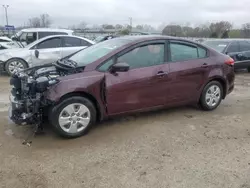 Salvage cars for sale at Louisville, KY auction: 2018 KIA Forte LX