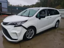 Toyota Sienna xse salvage cars for sale: 2022 Toyota Sienna XSE