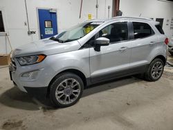 Ford Ecosport Vehiculos salvage en venta: 2020 Ford Ecosport Titanium