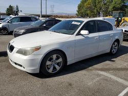 BMW 5 Series salvage cars for sale: 2006 BMW 525 I