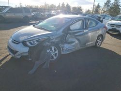 Salvage cars for sale at Denver, CO auction: 2015 Hyundai Elantra SE