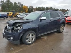 Salvage cars for sale at Eldridge, IA auction: 2015 Chevrolet Equinox LT