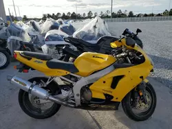 Salvage cars for sale from Copart Riverview, FL: 2002 Kawasaki ZX600 J1