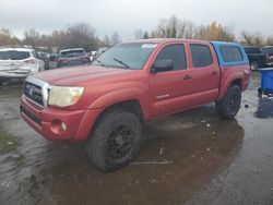 Salvage cars for sale at Woodburn, OR auction: 2007 Toyota Tacoma Double Cab