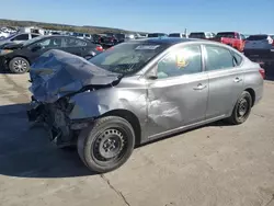 Salvage cars for sale at Grand Prairie, TX auction: 2016 Nissan Sentra S