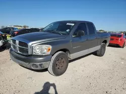 Vehiculos salvage en venta de Copart San Antonio, TX: 2007 Dodge RAM 1500 ST