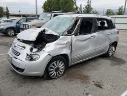 Salvage cars for sale at Rancho Cucamonga, CA auction: 2014 Fiat 500L Easy