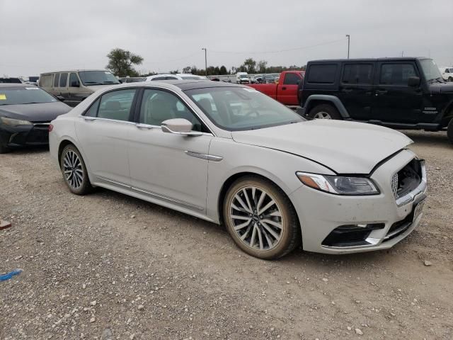 2019 Lincoln Continental Select