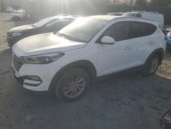 Salvage cars for sale at Waldorf, MD auction: 2016 Hyundai Tucson Limited