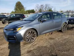 Salvage cars for sale at Finksburg, MD auction: 2020 Toyota Corolla SE