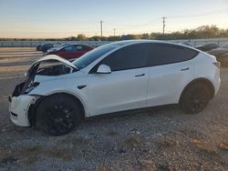 Salvage cars for sale at San Antonio, TX auction: 2020 Tesla Model Y