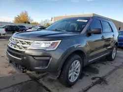 Salvage cars for sale at Littleton, CO auction: 2018 Ford Explorer XLT