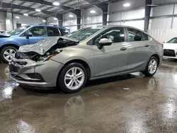 Salvage cars for sale at Ham Lake, MN auction: 2017 Chevrolet Cruze LT