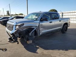 Salvage cars for sale at Miami, FL auction: 2020 Toyota Tundra Crewmax SR5