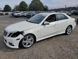 Mercedes-Benz salvage cars for sale: 2012 Mercedes-Benz E 350