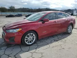 Salvage cars for sale at Lebanon, TN auction: 2019 Ford Fusion SE