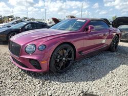 Flood-damaged cars for sale at auction: 2021 Bentley Continental GT