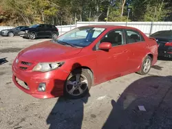 Salvage cars for sale at Austell, GA auction: 2012 Toyota Corolla Base