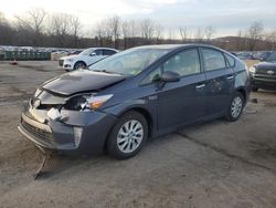 Salvage cars for sale at Marlboro, NY auction: 2012 Toyota Prius PLUG-IN