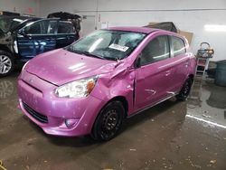 Mitsubishi Mirage DE salvage cars for sale: 2015 Mitsubishi Mirage DE