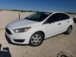 Salvage cars for sale at New Braunfels, TX auction: 2018 Ford Focus S