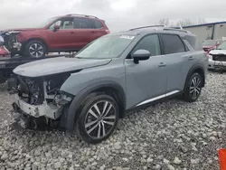 Salvage cars for sale at Barberton, OH auction: 2024 Nissan Pathfinder Platinum