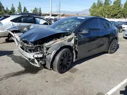 Salvage cars for sale at Rancho Cucamonga, CA auction: 2022 Tesla Model Y