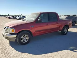 Salvage trucks for sale at Houston, TX auction: 2003 Ford F150 Supercrew