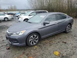 Honda salvage cars for sale: 2017 Honda Accord EXL