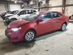 Salvage cars for sale at Eldridge, IA auction: 2019 Toyota Corolla L