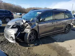 Salvage cars for sale at Windsor, NJ auction: 2015 Toyota Sienna Sport