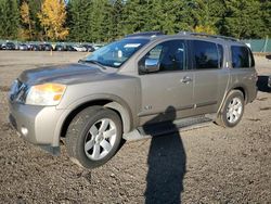 Nissan salvage cars for sale: 2008 Nissan Armada SE