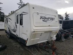 Salvage trucks for sale at Graham, WA auction: 2010 Komfort Travel Trailer