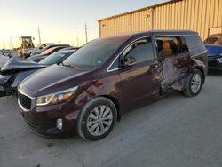 KIA Sedona ex Vehiculos salvage en venta: 2018 KIA Sedona EX