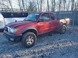 Salvage trucks for sale at Candia, NH auction: 2001 Toyota Tacoma Xtracab